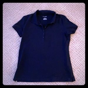 Navy Blue St. John’s Bay Collared Shirt Size M